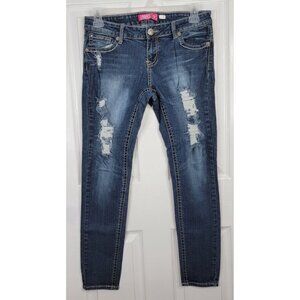 Womens Vintage Zanadi Jeans Distressed Stretch Size 9 (30Wx30L)